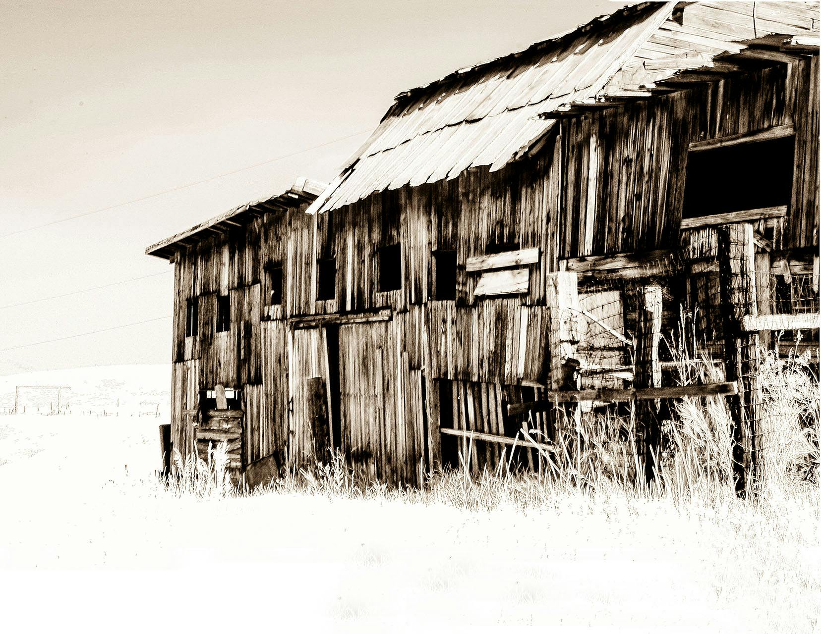 Montana Barn  Infrared #2