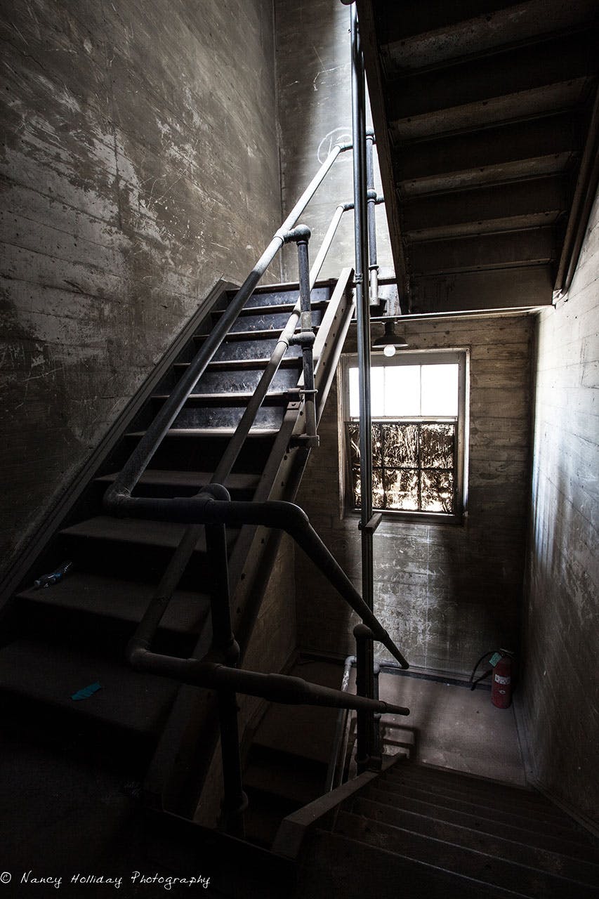 Staircase at the Mare Island Warehouse