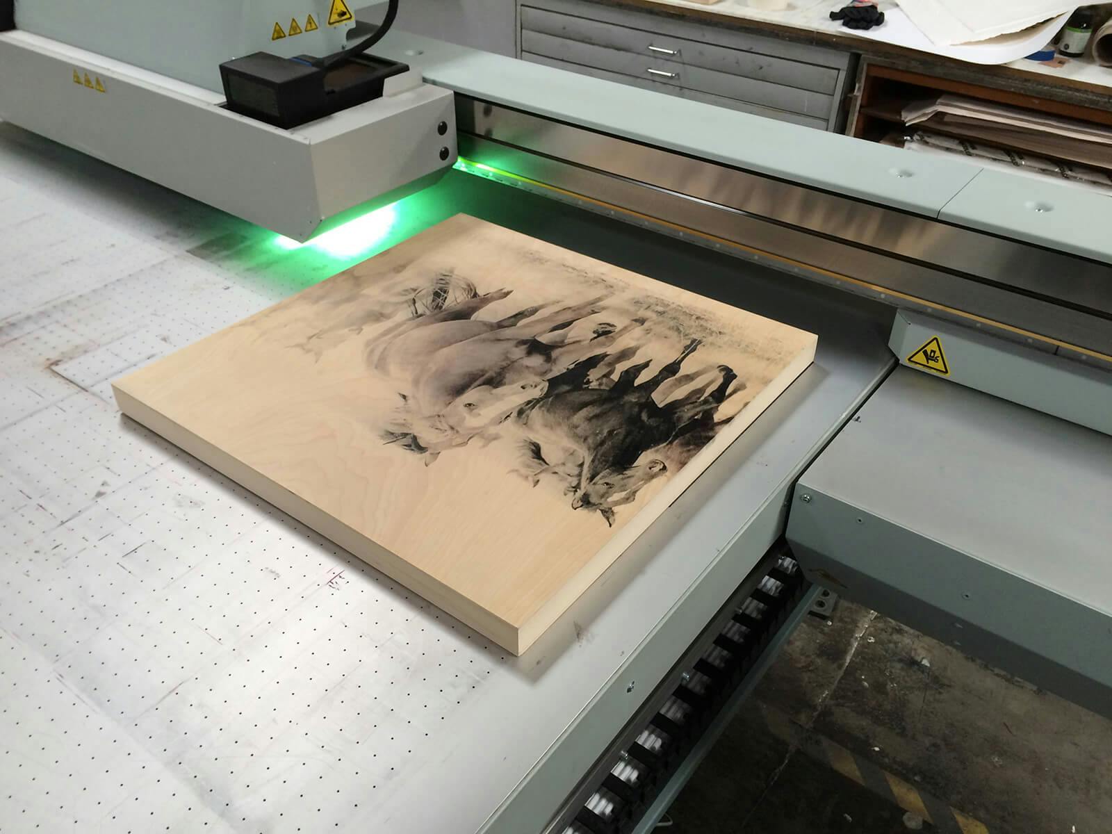 Wood Printing Process